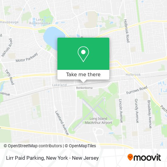 Lirr Paid Parking map