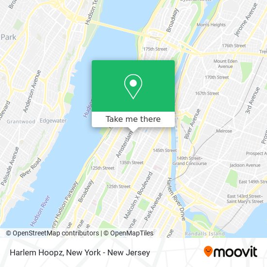 Harlem Hoopz map