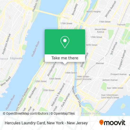 Mapa de Hercules Laundry Card