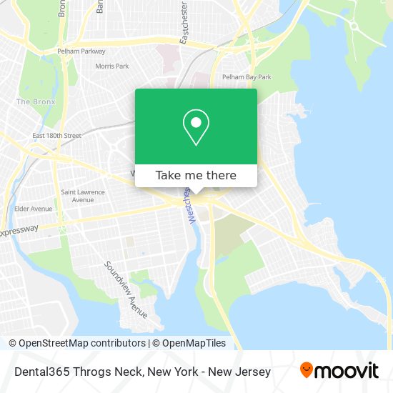 Mapa de Dental365 Throgs Neck