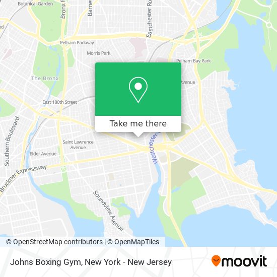 Mapa de Johns Boxing Gym