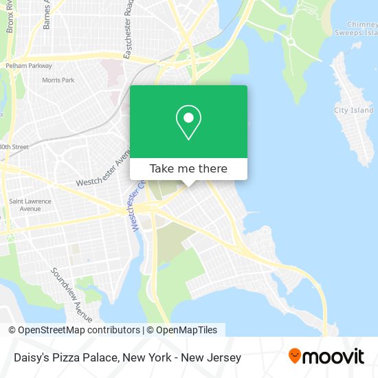 Daisy's Pizza Palace map