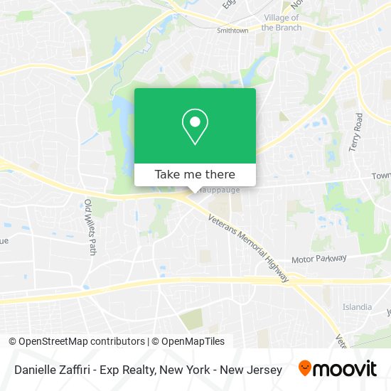 Danielle Zaffiri - Exp Realty map