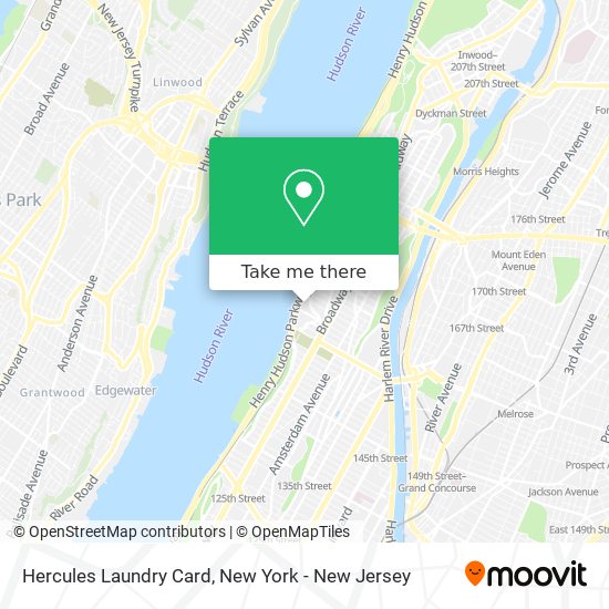 Hercules Laundry Card map