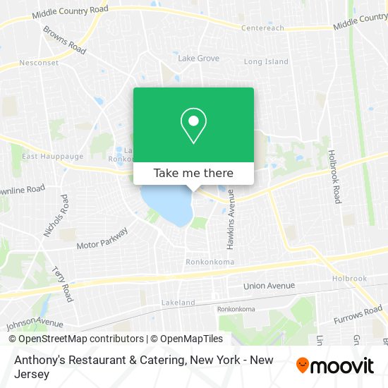 Anthony's Restaurant & Catering map