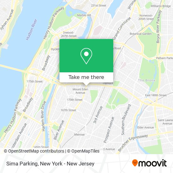 Sima Parking map