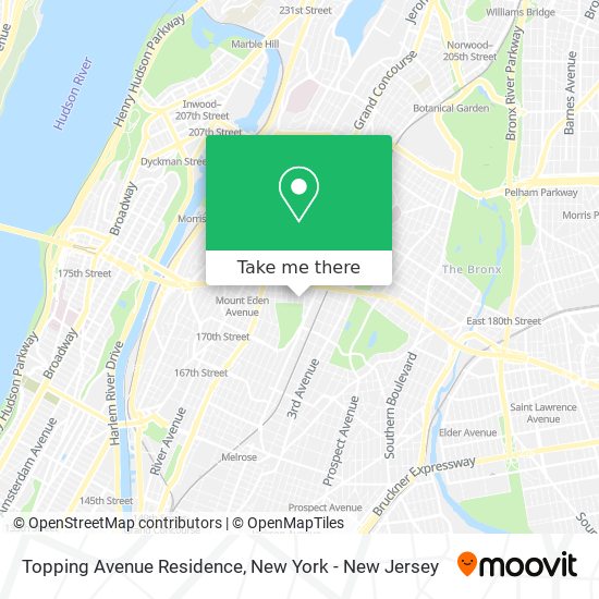 Topping Avenue Residence map