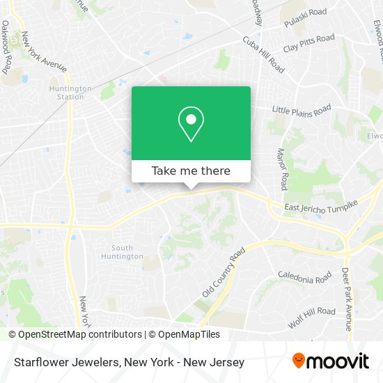 Starflower Jewelers map