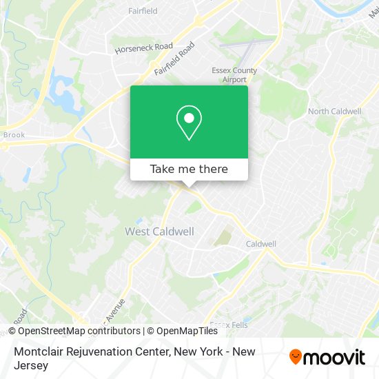 Montclair Rejuvenation Center map