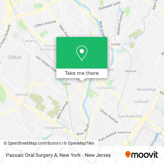 Passaic Oral Surgery A map