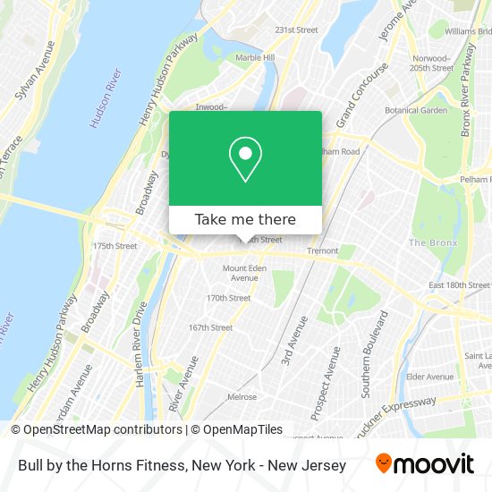 Bull by the Horns Fitness map