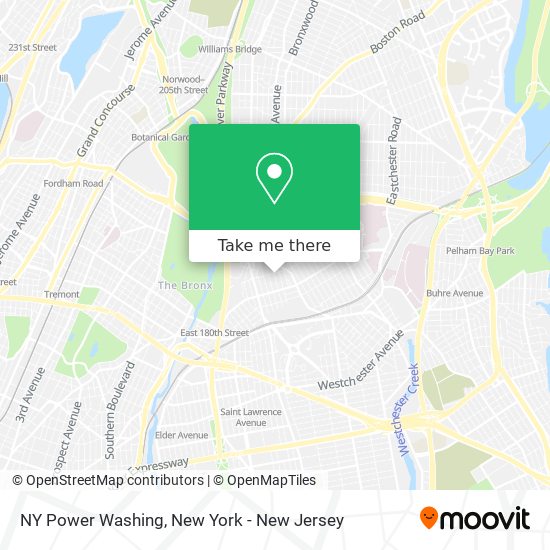 Mapa de NY Power Washing