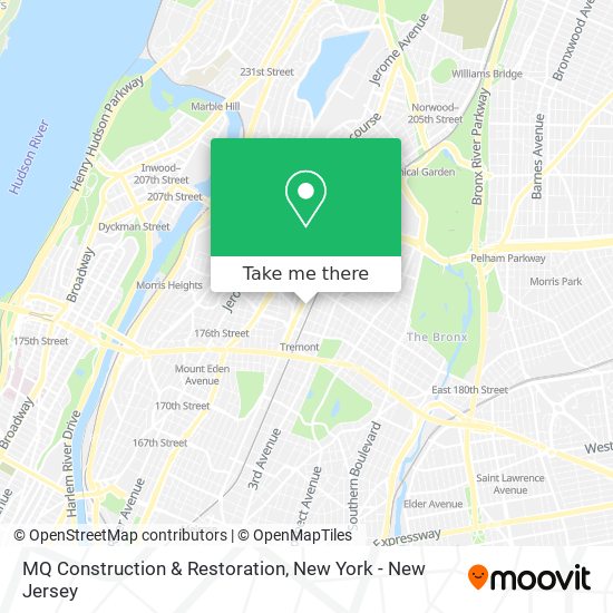 Mapa de MQ Construction & Restoration