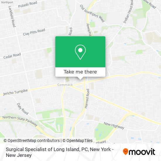 Mapa de Surgical Specialist of Long Island, PC