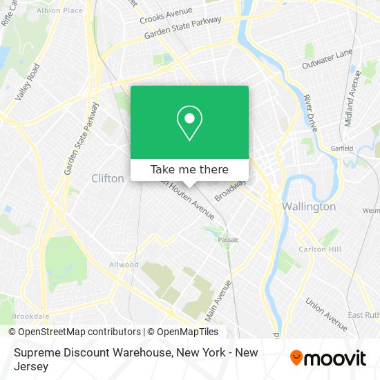 Supreme Discount Warehouse map
