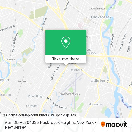 Mapa de Atm DD Pc304035 Hasbrouck Heights