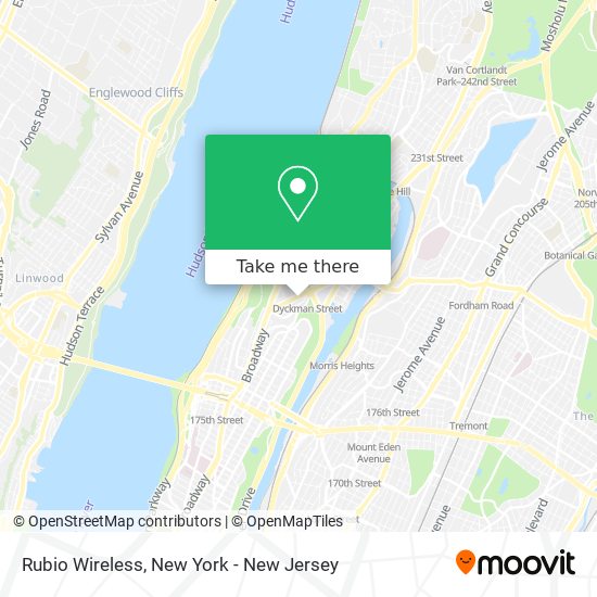 Mapa de Rubio Wireless