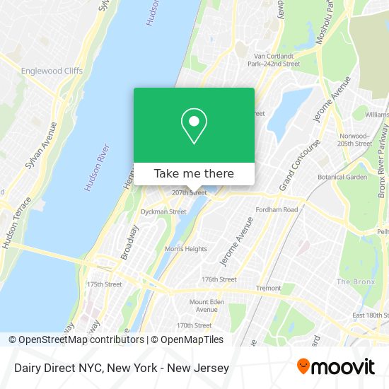 Dairy Direct NYC map