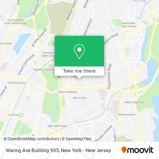 Mapa de Waring Ave Building 935
