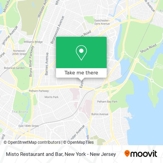 Mapa de Misto Restaurant and Bar