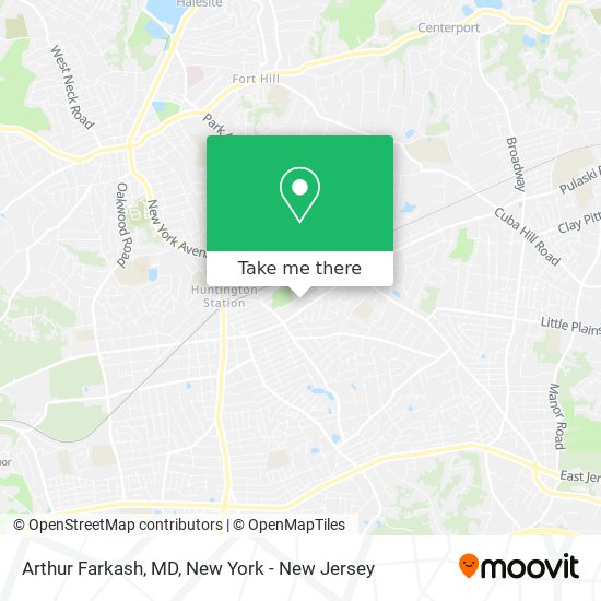 Arthur Farkash, MD map
