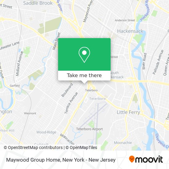 Maywood Group Home map