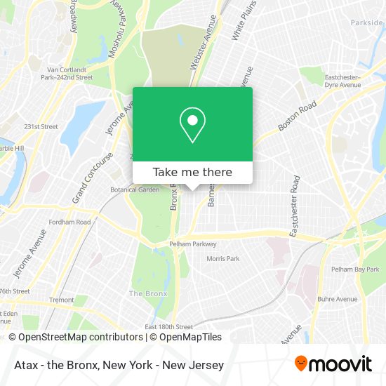 Atax - the Bronx map
