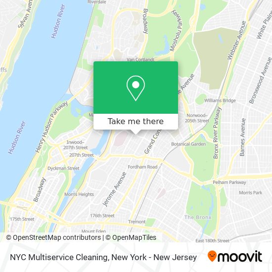 NYC Multiservice Cleaning map