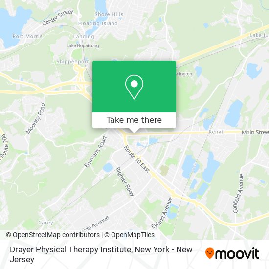 Mapa de Drayer Physical Therapy Institute