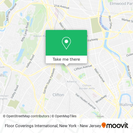 Mapa de Floor Coverings International