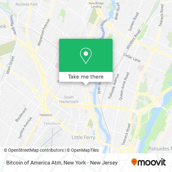 Bitcoin of America Atm map