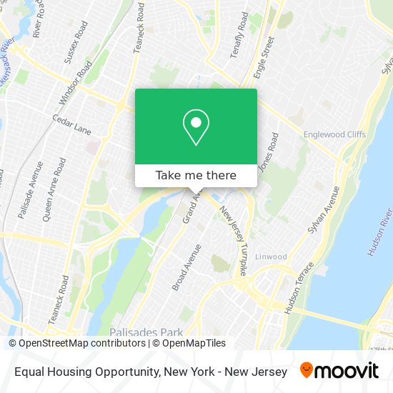 Mapa de Equal Housing Opportunity