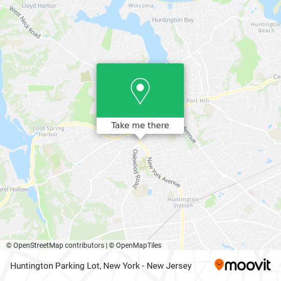 Huntington Parking Lot map