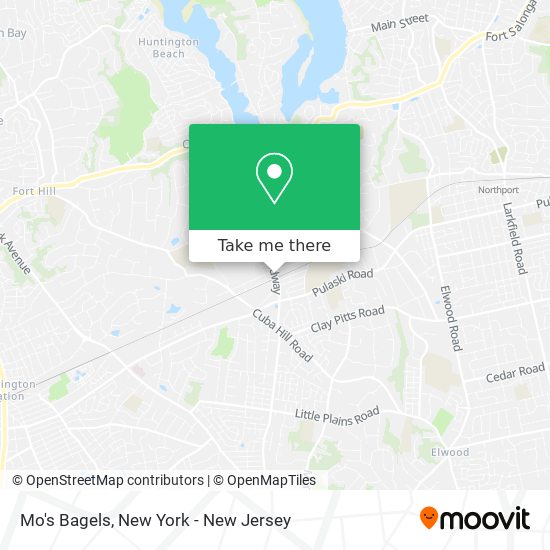 Mo's Bagels map