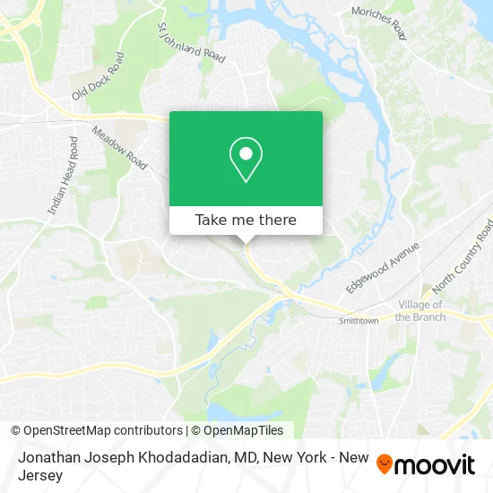 Jonathan Joseph Khodadadian, MD map