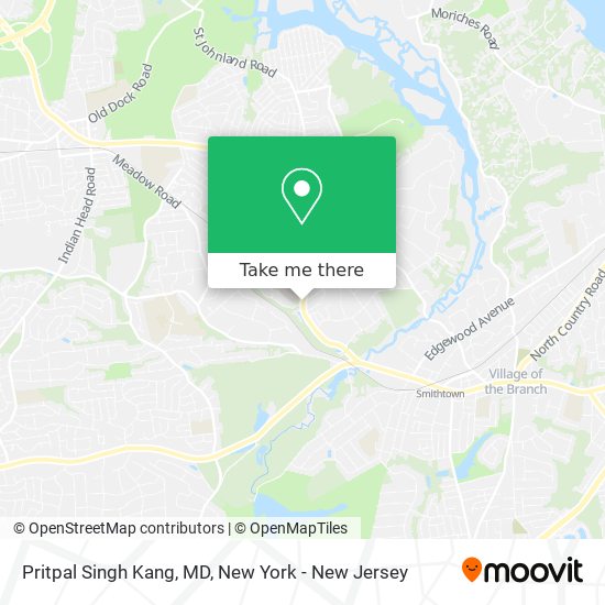 Pritpal Singh Kang, MD map
