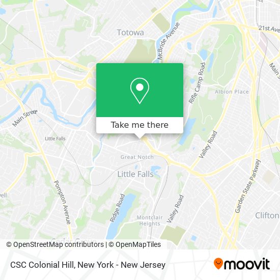 Mapa de CSC Colonial Hill