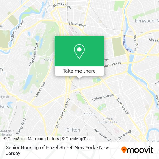 Mapa de Senior Housing of Hazel Street