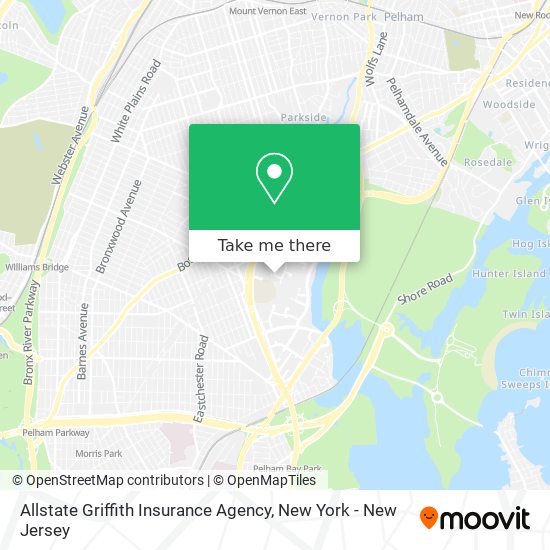 Mapa de Allstate Griffith Insurance Agency