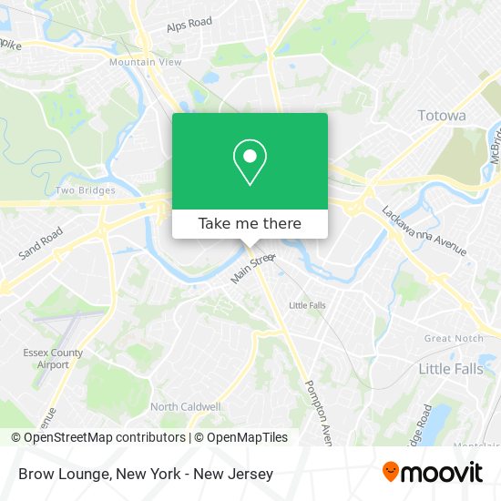 Brow Lounge map