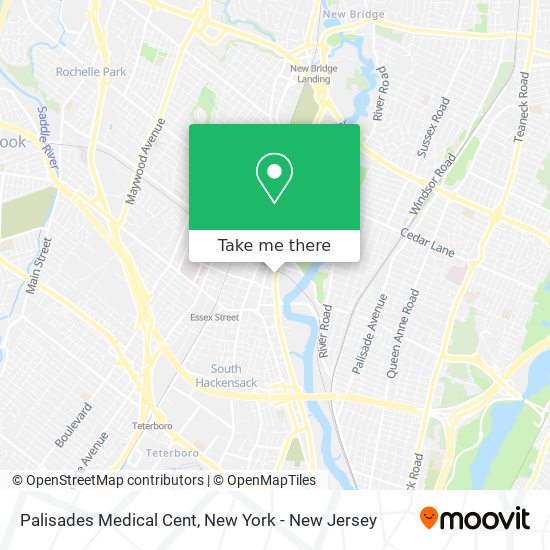 Palisades Medical Cent map