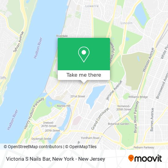 Mapa de Victoria S Nails Bar