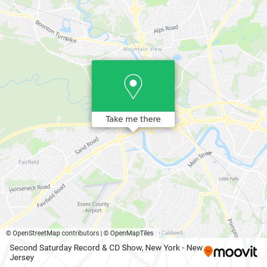 Second Saturday Record & CD Show map