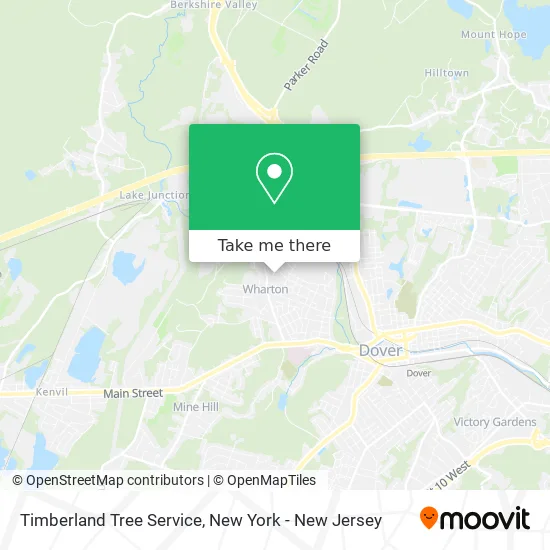 Timberland Tree Service map