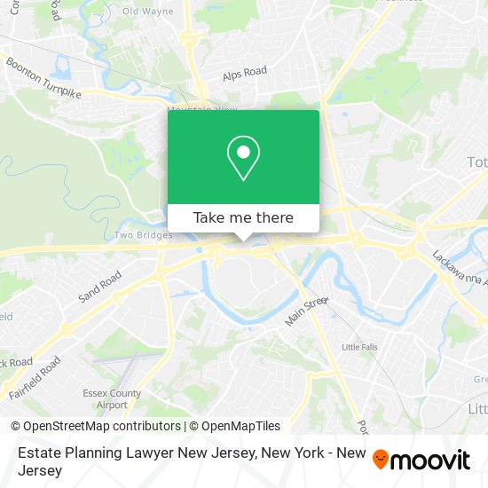 Mapa de Estate Planning Lawyer New Jersey