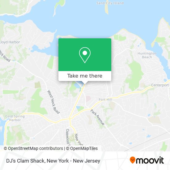 Mapa de DJ's Clam Shack