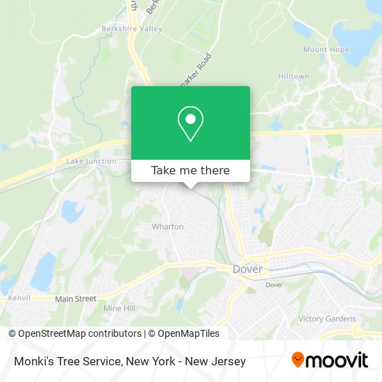 Monki's Tree Service map