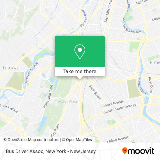 Bus Driver Assoc map