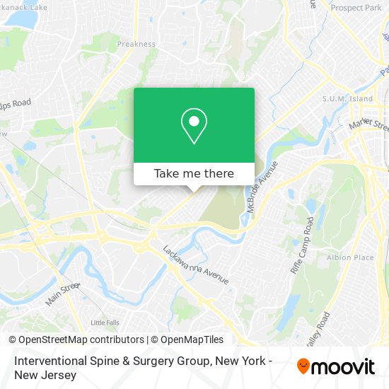 Interventional Spine & Surgery Group map