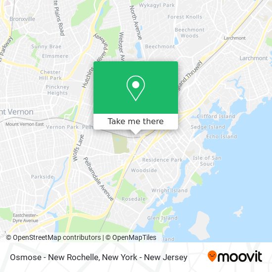 Mapa de Osmose - New Rochelle